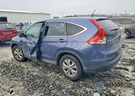 2013 Honda Cr-V Ex z USA, uszkodzony, nr VIN 2HKRM4H5XDH693557